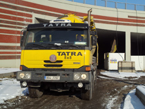 Tatra T815 - staveniště tunelu Blanka